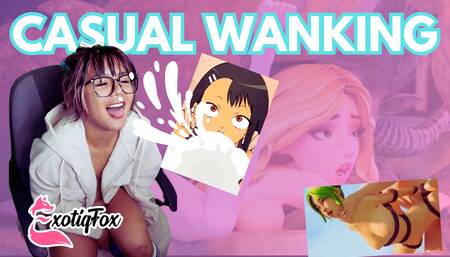 CORRUPTING YOU WITH MY FAVORITE PORN - ExotiqFox POV Solo Gooner Girl Gooning Masturbation