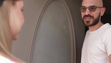 She makes a move on the guy she's been watching