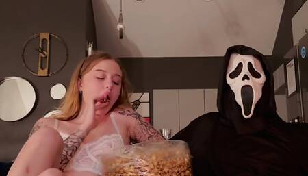 Stranger fucked hottie on Halloween ????