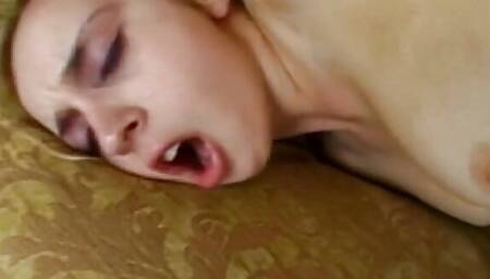 Superb French babe assfucked before facial