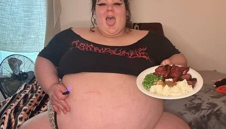 STUFFING Myself With Sausage, Chugging, Burping, Whining and Complaining