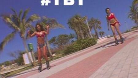 Throwback Thursday: RollerBlade Booty with Naomi and Sabara