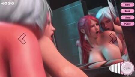 Animated Shemale Vampire Kate want Anala Sex with Abby - 3D Futa Sex