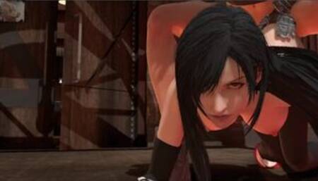Real Suck. Tifa Lockhart's hot pussy. Deep blowjob. Final Fantasy. True facials