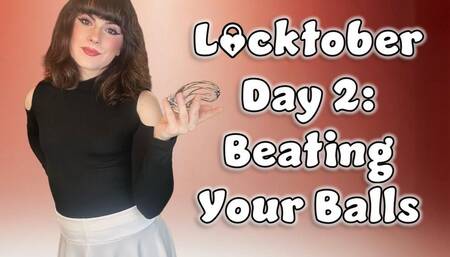 Beating your Balls Locktober Day 2
