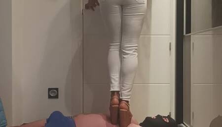 hard trample jumping sandals