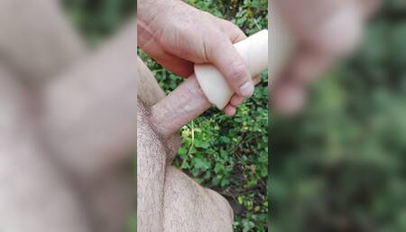 Outdoor Masturbation on a bike ride