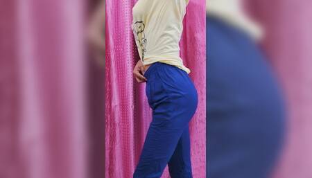 Desi Sexy Skinny Crossdresser Fake Tits Anal Masturbating