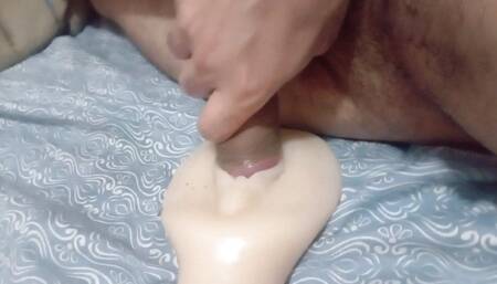 Gifted breaking pussy imagining his wife