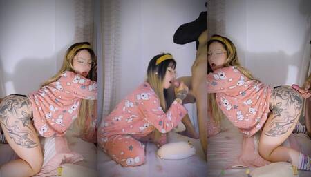 Don't Make Noise! You can hear us! Making content!