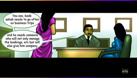 Savita Bhabhi Episode 8 - The Interview - Indian 3D Porn Comics