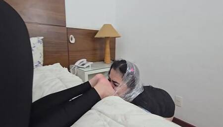 STINKY FEET IN FACE TIED - VOL #227 - CATARINE WOLF - NEW VIDEO - SEP 2024 - CLIP 05