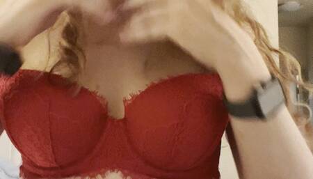 Sucking my Tits with spit and drool, biting