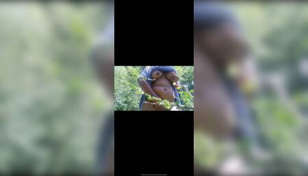 Dirty 18+Tamil girl secret sex in Outdoor????