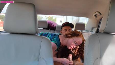 I Hitchhiked with a Stranger, Let Him Record It and Fill Me with Cum