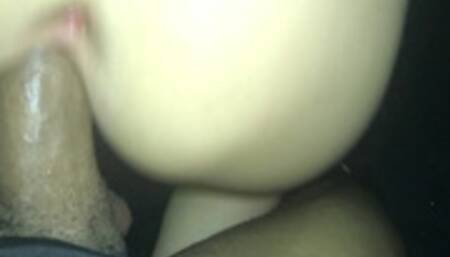 BBC fills all holes of petite white girl and anal riding freak