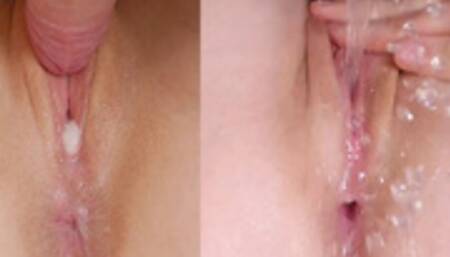 EXPLOSIVE SQUIRTING AMATEUR ORGASM - Pussy Eating and Pounding - Mr PussyLicking