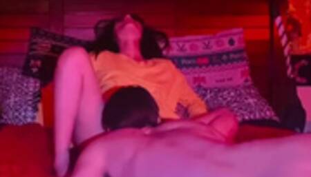 Green eyed girl is back for more dick