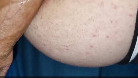 A Huge Precum and a Powerful Cumshot with Huge Fountains From Daddy's Fucking Cock in My Ass!