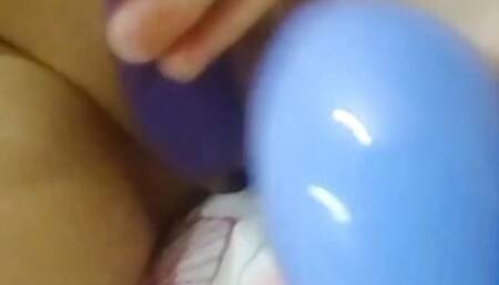 I made myself explode so hard with my vibrator I screamed