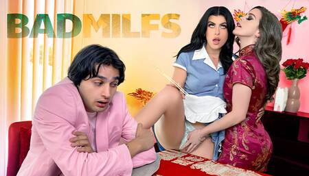 Filthy Threesome With Our Favorite Waitress