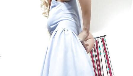 Busty British MILF Taylor Morgans Nylon Masturbation