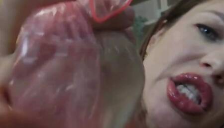 Goddess Perfectas Interracial POV Cuckold Condom Humiliation!