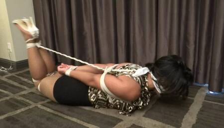 Enchantress Sahrye Hogtied and Gagged!
