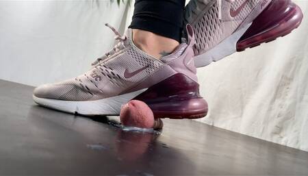 A CBT and Cockcrush experience with Nike Air 270 sneakers - Shoejob, Humiliation and cum Denying - HD
