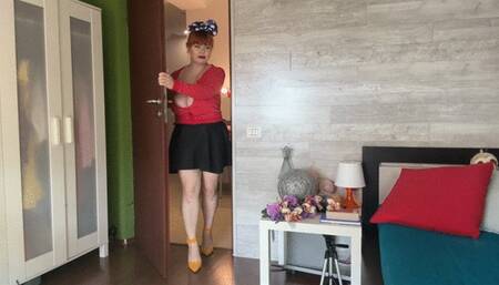 Minnie hiccups a lot