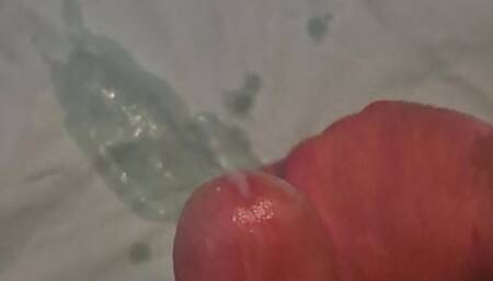 pov close up nice cock being pleasured until leaking cum and nice orgasms