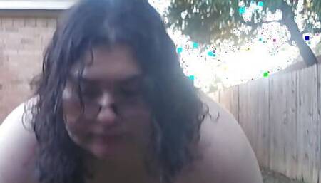 BBW Masturbates in Heels and Knee High Socks