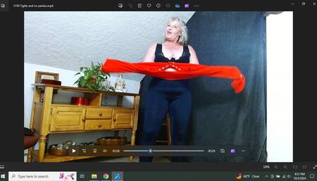 1150 Tights and No Panties Ass Worship