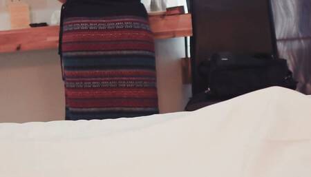 Thai hotel massage mature busty masseuse gives handjob fucker