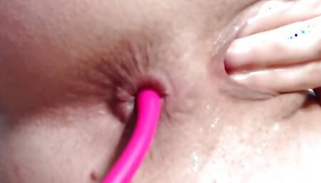 Squirting Slut All Over Floor