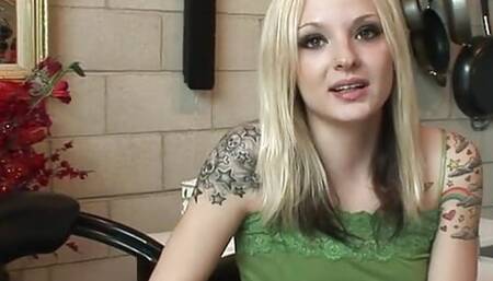 Blonde Bitch and Her Tiny Asshole Get Rammed