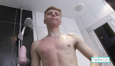 Cute Blonde James T Masturbates And Fingers His Tight Butt!