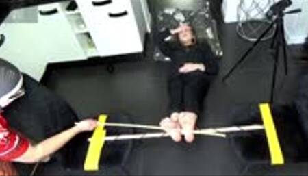 OneCam version - Bastinado & Humiliation - A great combo for first-time slave Delancy