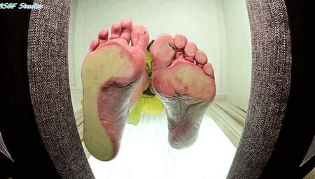 Latina GILF crushes you under her bare soles!! - MP4