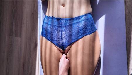 Tight young pussy in oil gets massage and big cock 4k