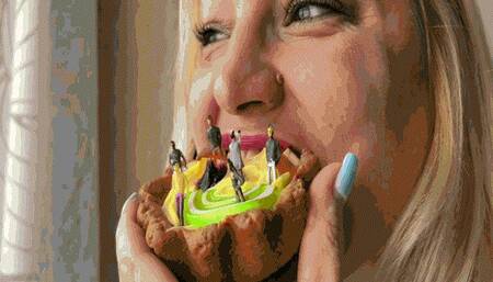 Tiny Captives and Janette's Growing Belly WMV