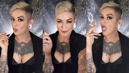 Goddess Lace Makes you Smoke 5 Cigarettes, Degrades you