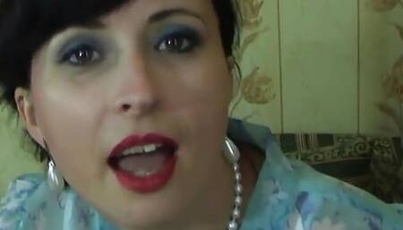 Classic elegance from the 1950's with some gentle teasing but also including hard self-fucking concluded