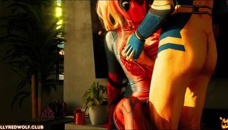 Mollyredwolf- Deadpool vs Wolverine. Crazy Sexual Fight