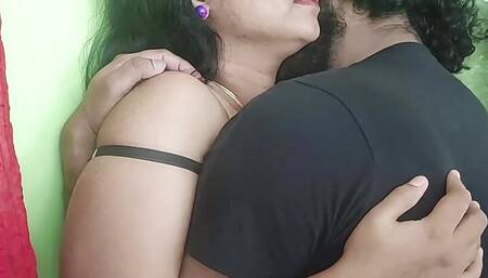 Vaishnavy and Sharun Raj modern dress hot boobs kiss romance, Mallu couple hot kissing romance, Lip lock romance