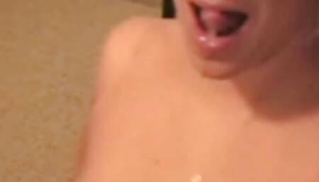 Amateur Redhead Giving a Hot Blowjob