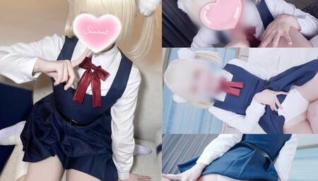 Streamer Vtuber schoolgirl Cosplay hentai sex video.