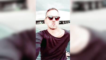 Slutboyben CAM4 Cruising Hot Shotzzz XXXIII Huge Monster Cumshot At Truck Stop
