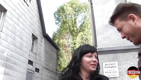 Curvy German Babe Loves Fucking Outdoors