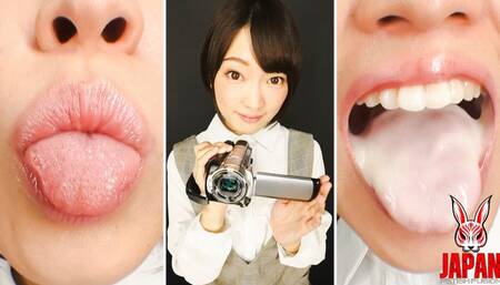 Ameri, Do You Want to Show Your Tongue and Pose My Cumshot? By Ameri HOSHI